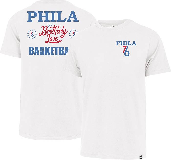 Dick's Sporting Goods Jordan Men's Philadelphia 76ers White Dri-Fit T-Shirt