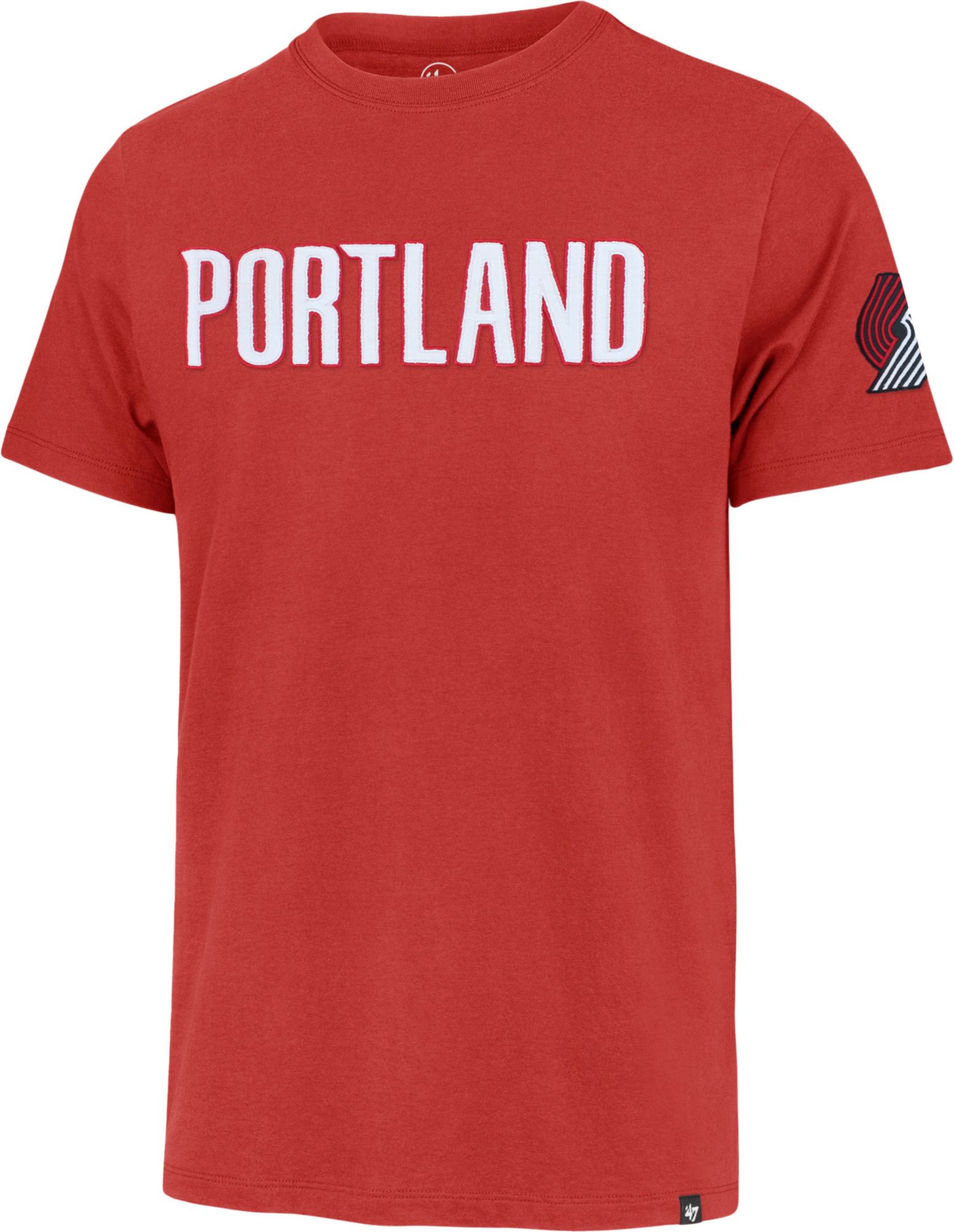 '47 Men's Portland Trail Blazers Red Fieldhouse T-Shirt product image