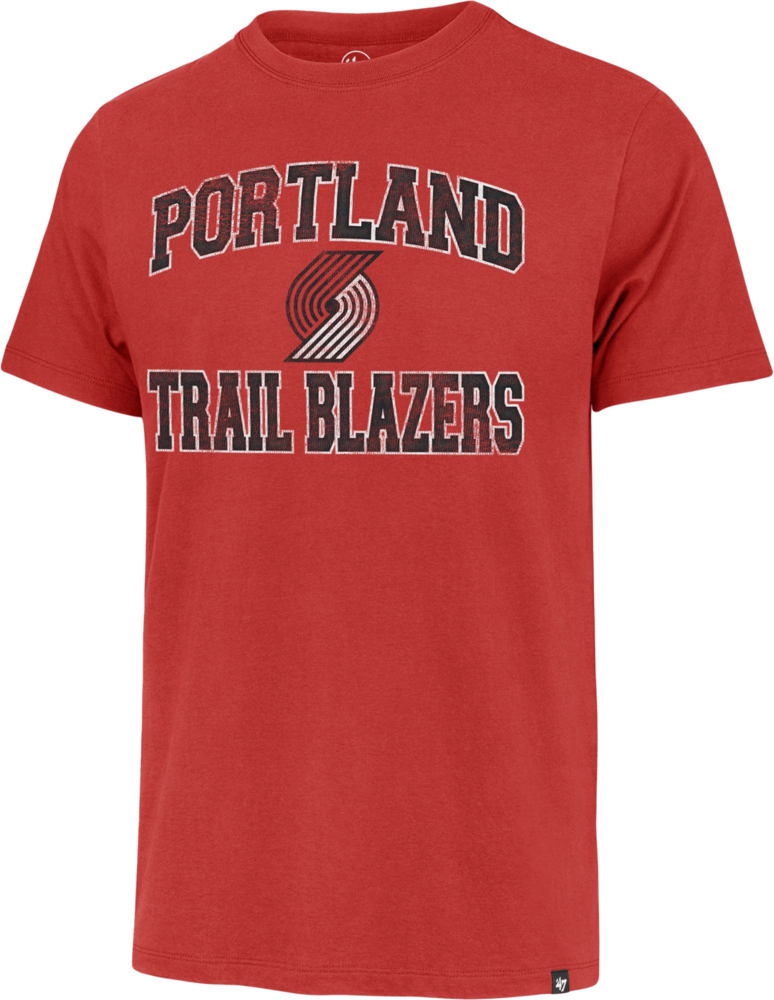 '47 Men's Portland Trail Blazers Red Arch Franklin T-Shirt product image