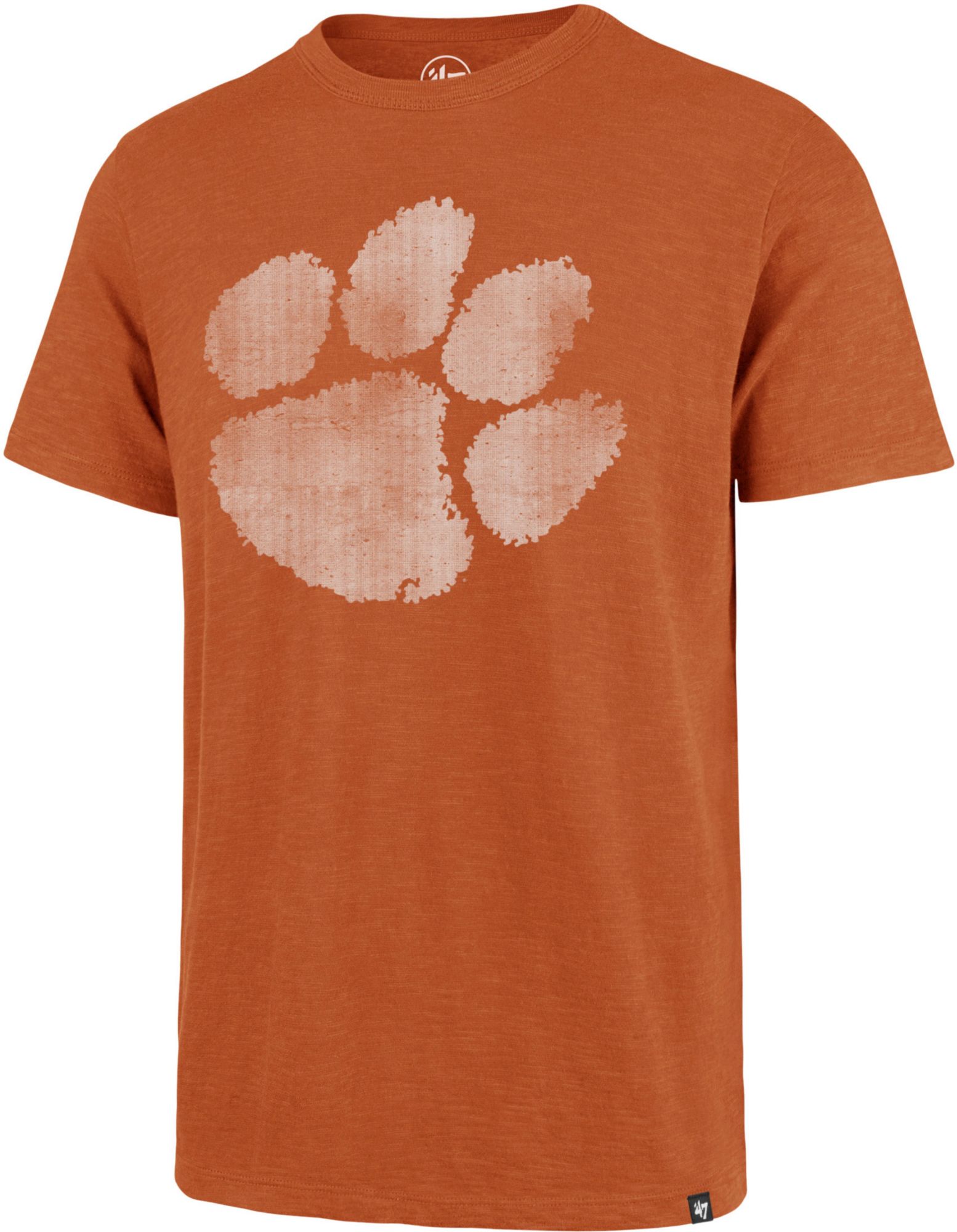 '47 Men's Clemson Tigers Orange Grit Scrum T-Shirt product image