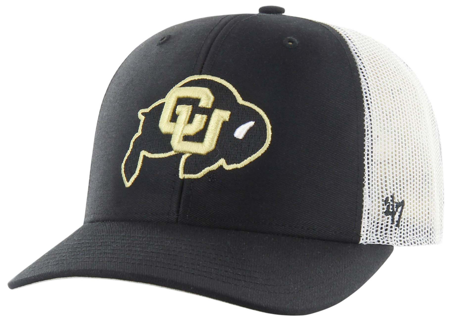 '47 Men's Colorado Buffaloes Black Trucker Adjustable Hat product image