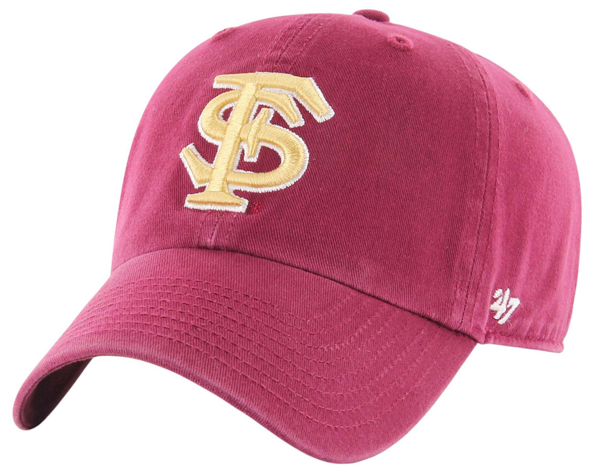 '47 Men's Florida State Seminoles Garnet Clean Up Adjustable Hat product image