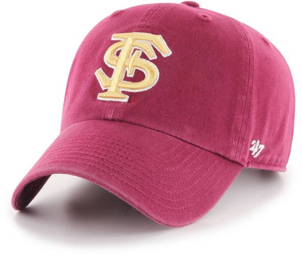 '47 Brand Florida State Seminoles Clean Up Adjustable Hat Garnet