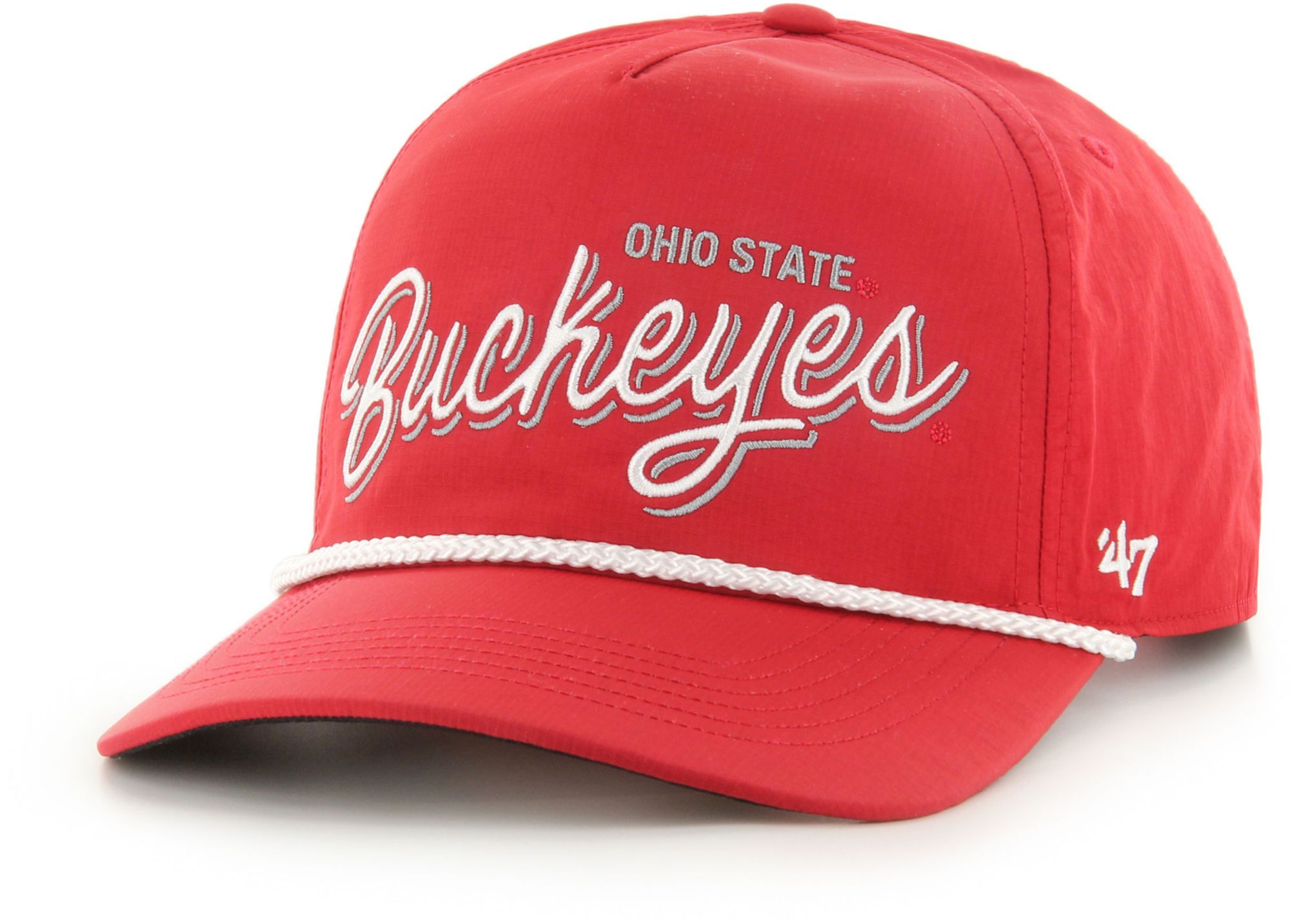 ‘47 Men's Ohio State Buckeyes Scarlet Fairway Rope Hitch Adjustable Hat