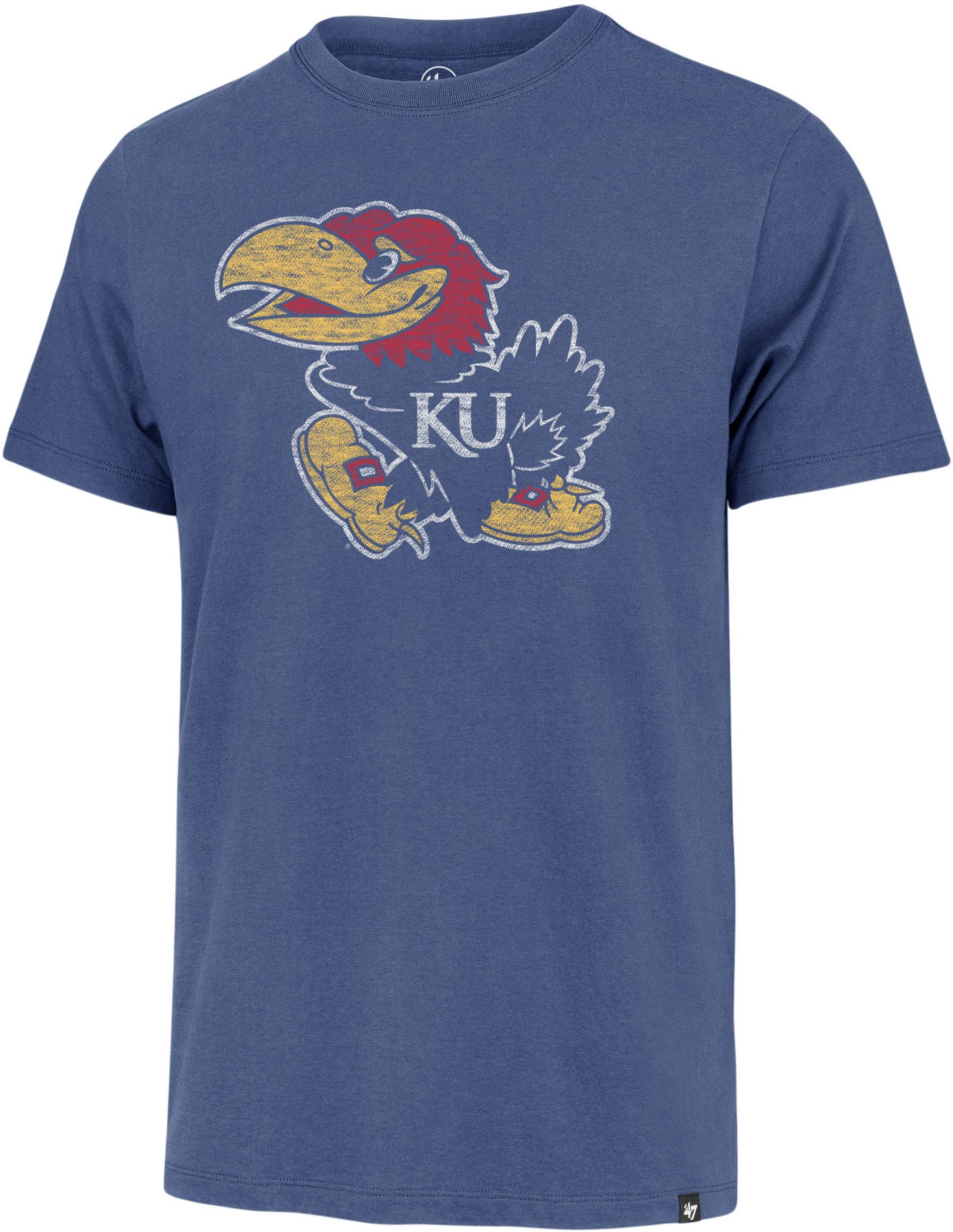 '47 Men's Kansas Jayhawks Blue Franklin T-Shirt product image
