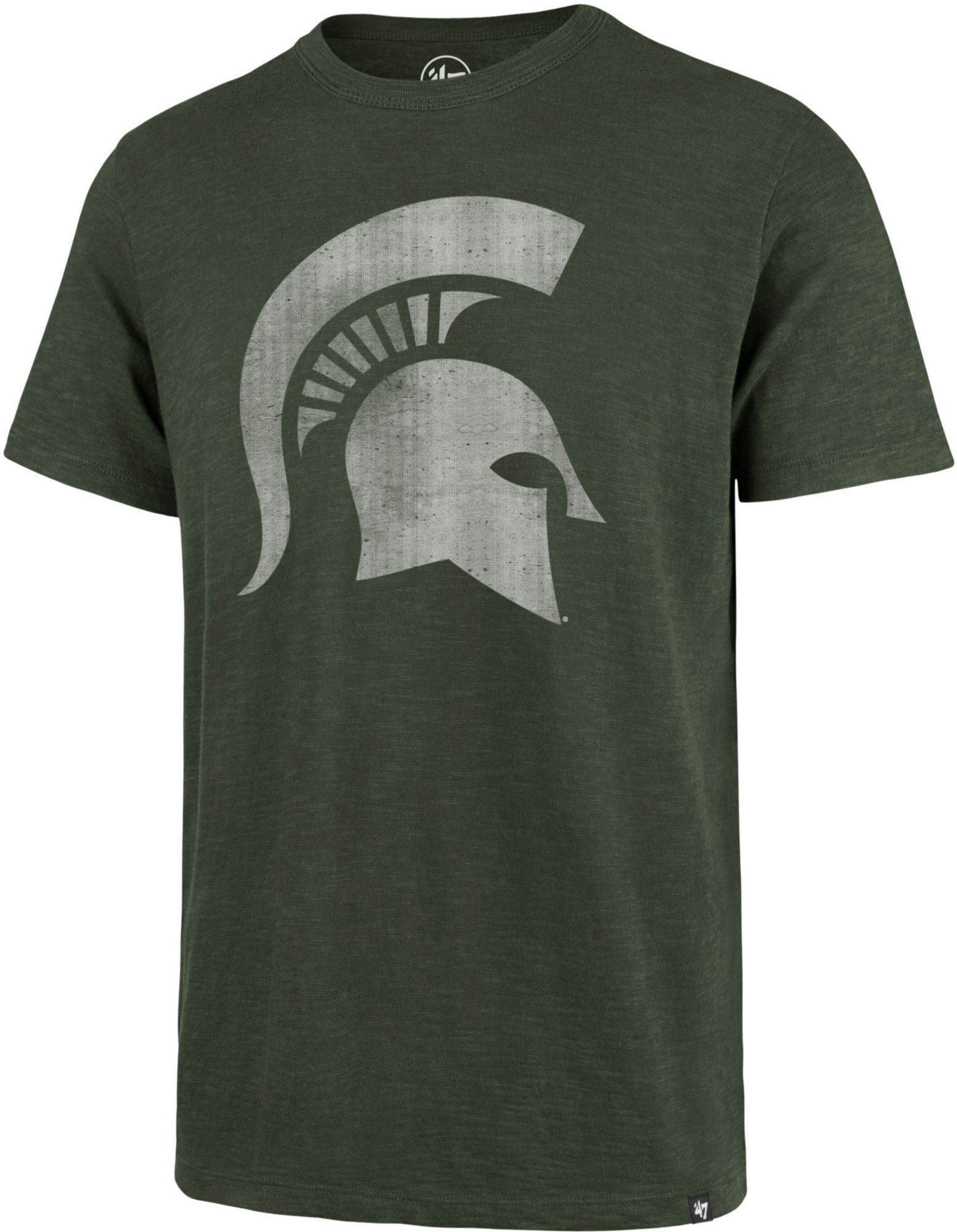 '47 Men's Michigan State Spartans Green Grit Scrum T-Shirt product image