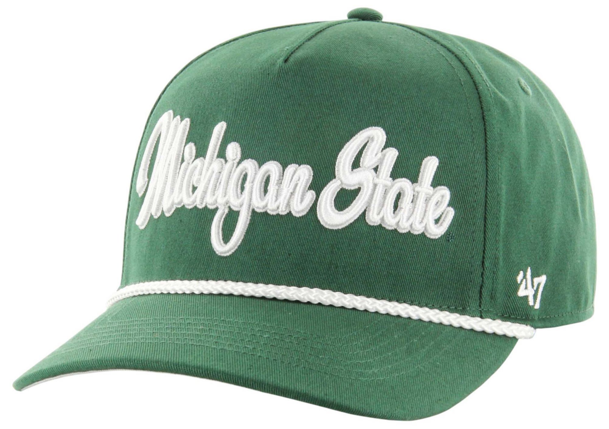 '47 Men's Michigan State Spartans Green Overhand Script Hitch Adjustable Hat product image