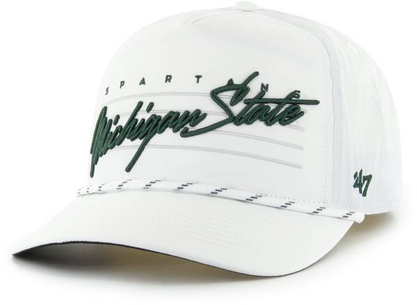 ‘47 Men's Michigan State Spartans White Downburst Hitch Rope Adjustable Hat product image