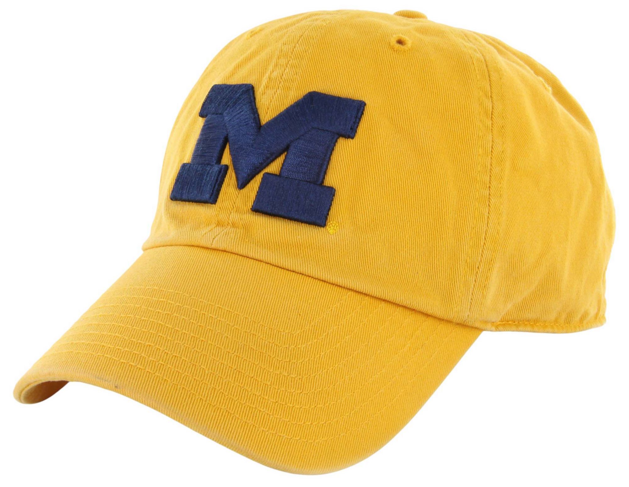 '47 Men's Michigan Wolverines Maize Clean Up Adjustable Hat product image