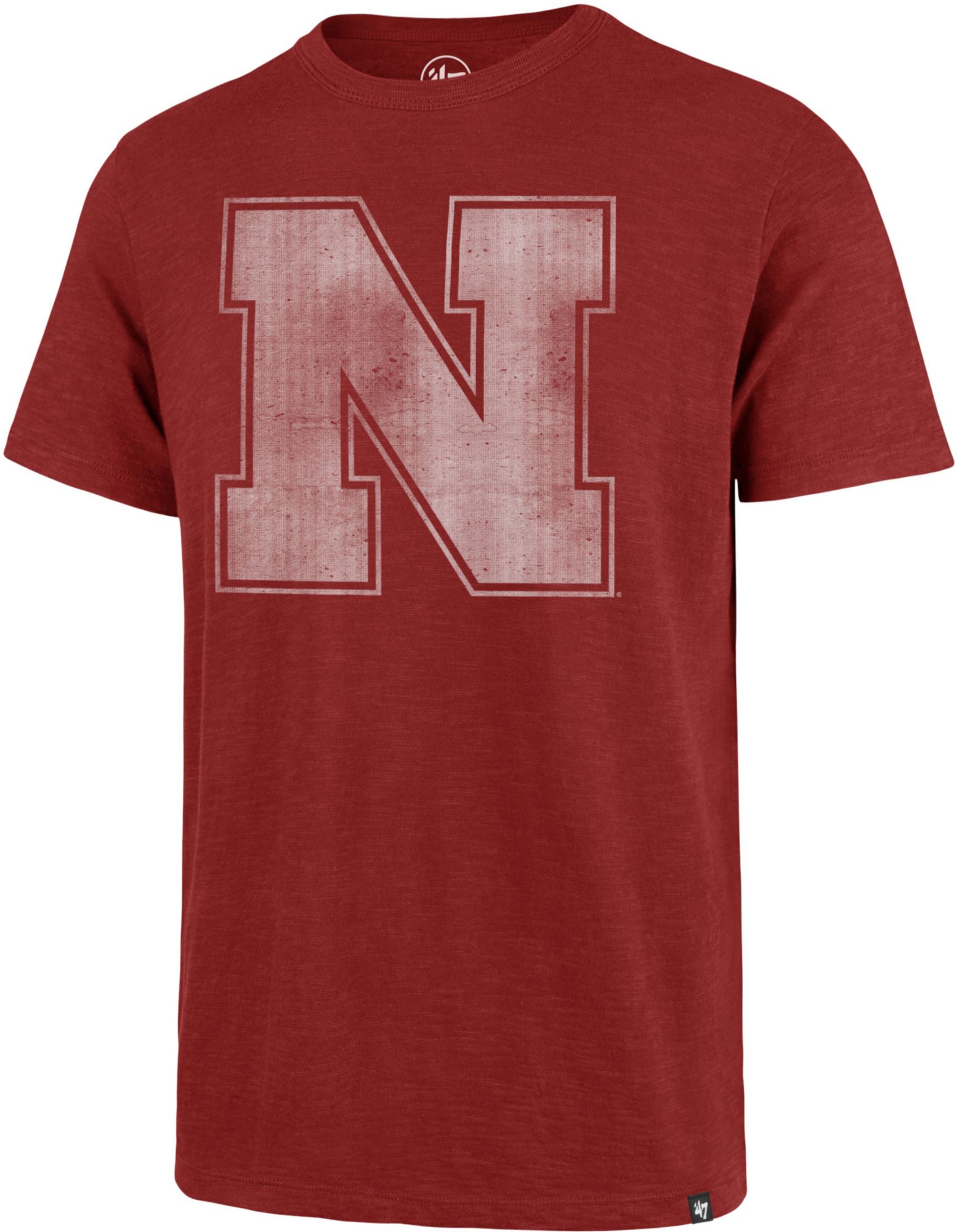 '47 Men's Nebraska Cornhuskers Scarlet Grit Scrum T-Shirt product image