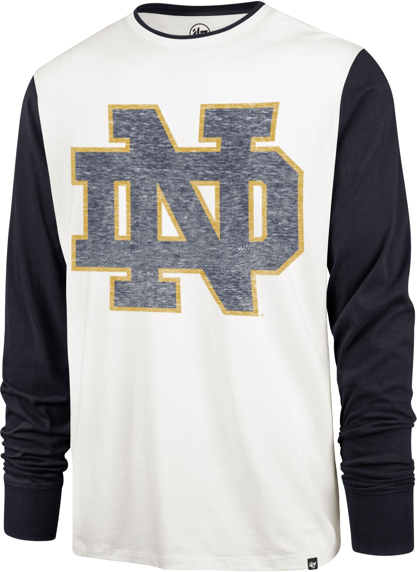 ‘47 Men's Notre Dame Fighting Irish Sandstone Rumford Long Sleeve T-Shirt