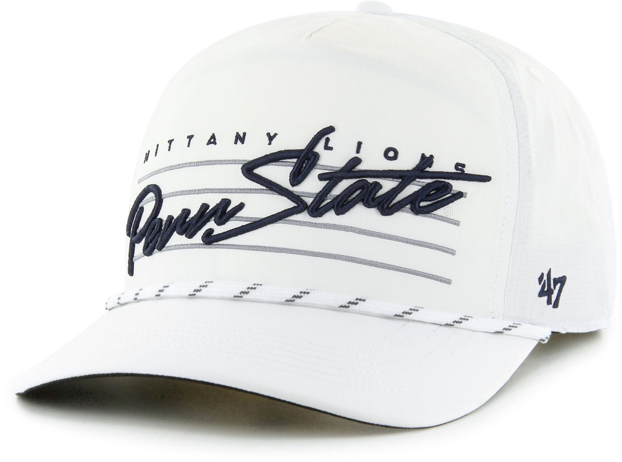 ‘47 Men's Penn State Nittany Lions White Downburst Hitch Rope Adjustable Hat product image