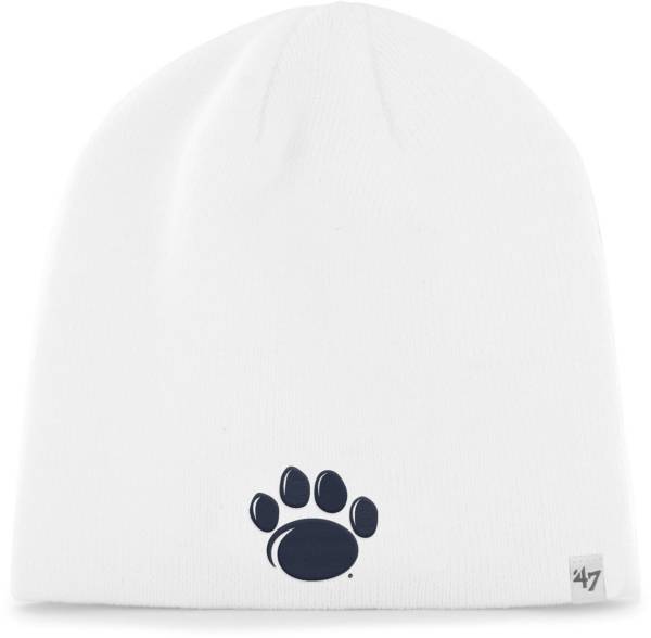 ‘47 Men's Penn State Nittany Lions White Paw Knit Beanie product image