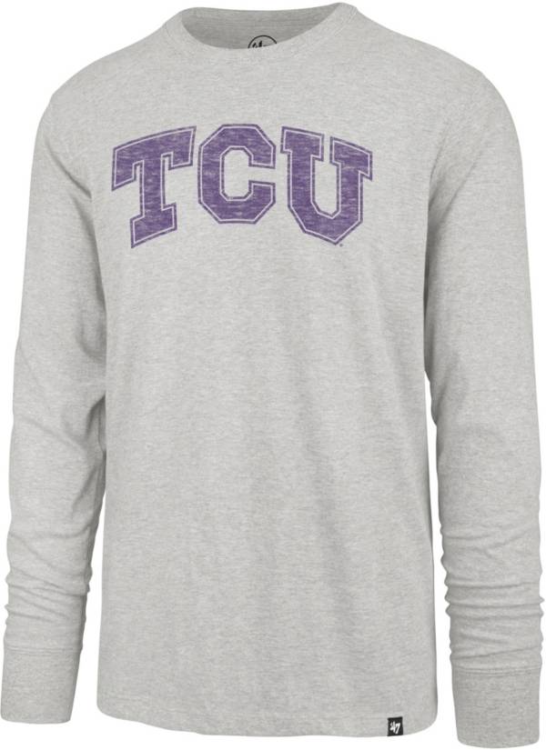 ‘47 Men's TCU Horned Frogs Grey Franklin Long Sleeve T-Shirt product image