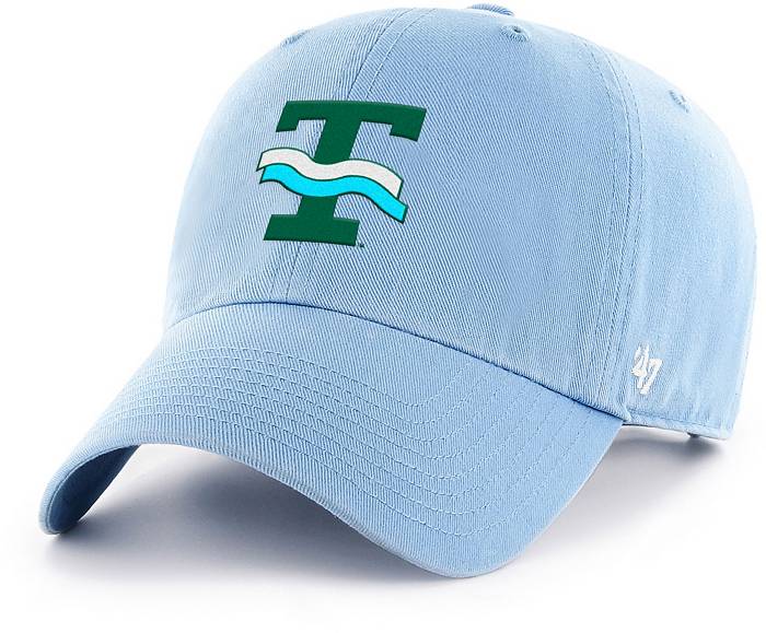 47 Men's Tulane Green Wave Light Blue Clean Up Adjustable Hat