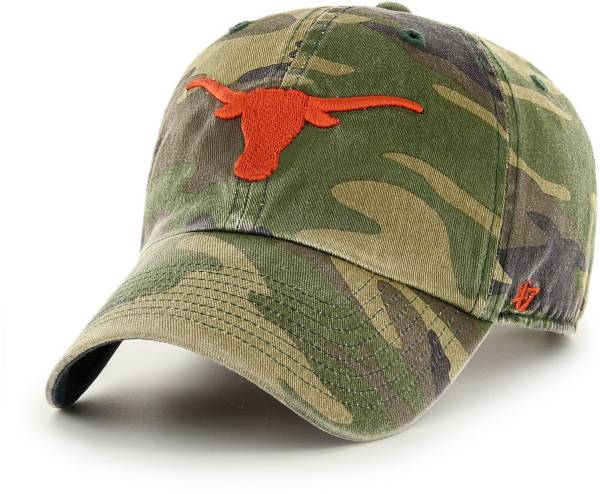 47 Brand Hat Men's Texas Rangers Camo Clean Up Adjustable Hat Cap