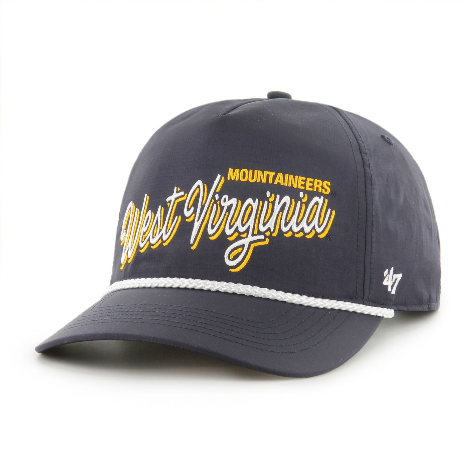 ‘47 Men's West Virginia Mountaineers Blue Fairway Rope Hitch Adjustable Hat