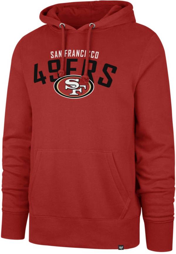 '47 Men's San Francisco 49ers Outrush Red Pullover Hoodie