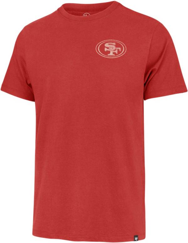 ’47 Men's San Francisco 49ers Outrush Pullover Hoodie - Red - M Each