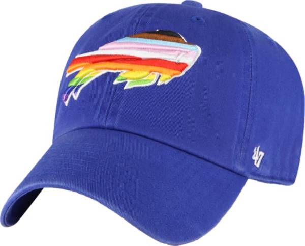 47 Men's Buffalo Bills Pride Royal Clean Up Adjustable Hat