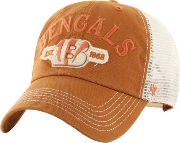 '47 Men's Cincinnati Bengals Riverbank Orange Clean Up Adjustable Hat product image
