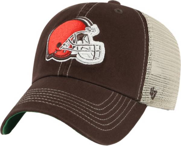 47 Men's Cleveland Browns Clean Up Trawler Brown Adjustable Hat