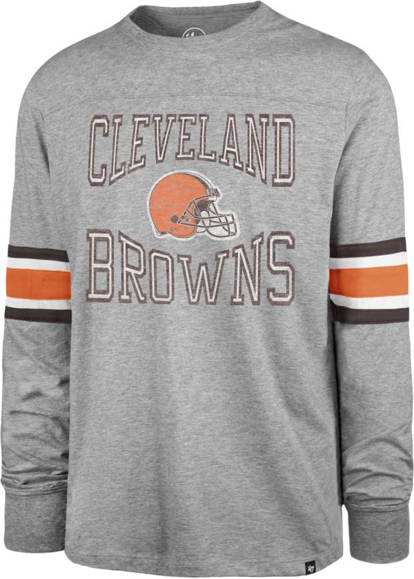 Dick's Sporting Goods '47 Men's Cleveland Browns Scrum Logo Brown T-Shirt