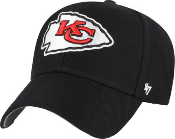 Men's Kansas City Chiefs '47 Charcoal Super Bowl LVII Striation Trucker  Adjustable Hat