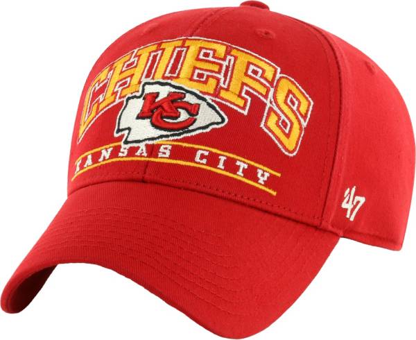 '47 Men's Kansas City Chiefs Crossroad MVP White Adjustable Hat