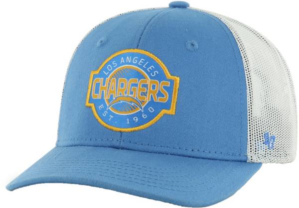 47 Men's Los Angeles Chargers Super Hitch Throwback Blue Adjustable Hat