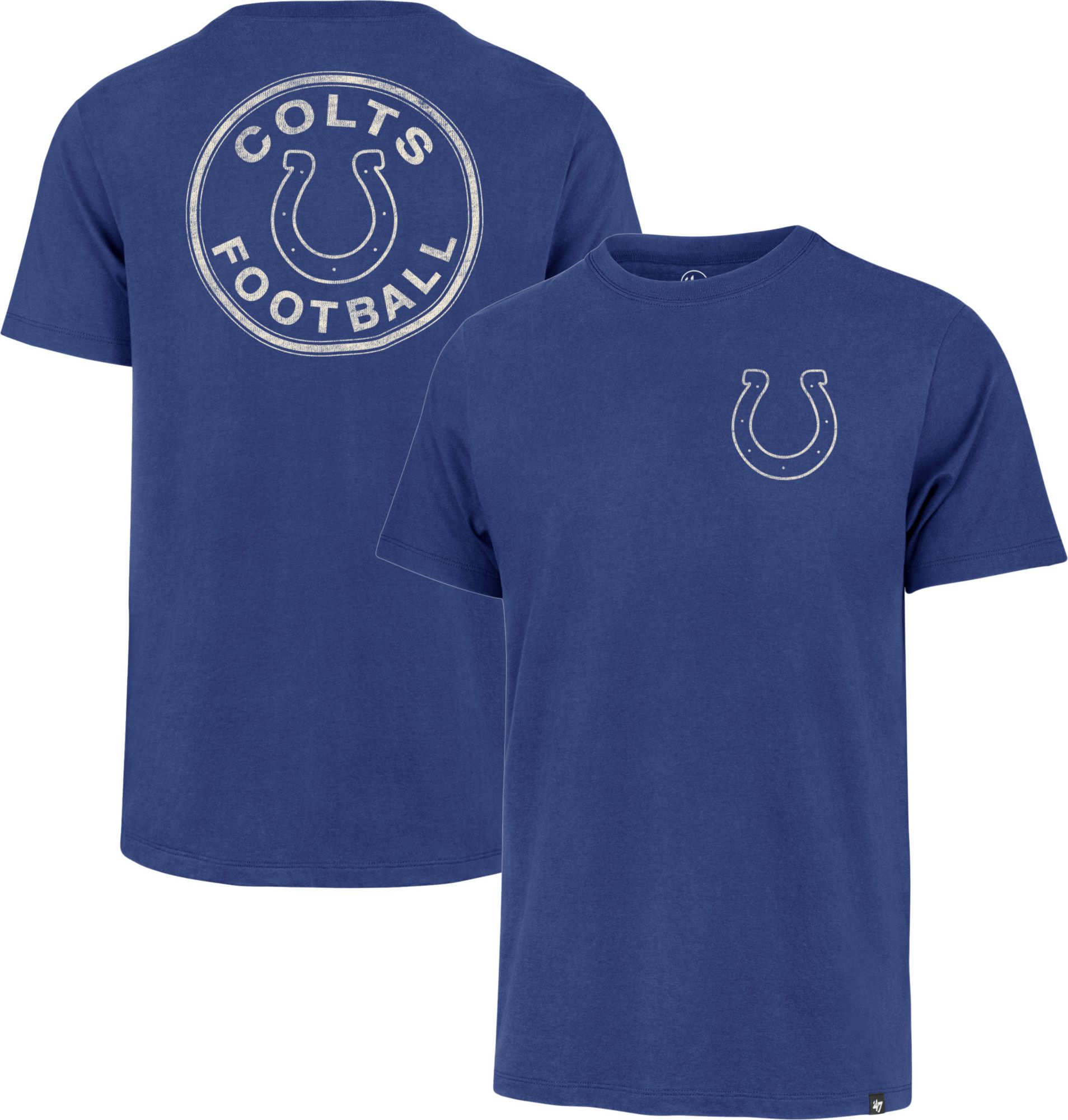 '47 Men's Indianapolis Colts Franklin Back Play Royal T-Shirt