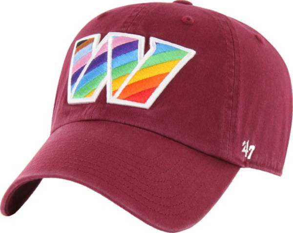 '47 Men's Washington Commanders Pride Red Clean Up Adjustable Hat product image