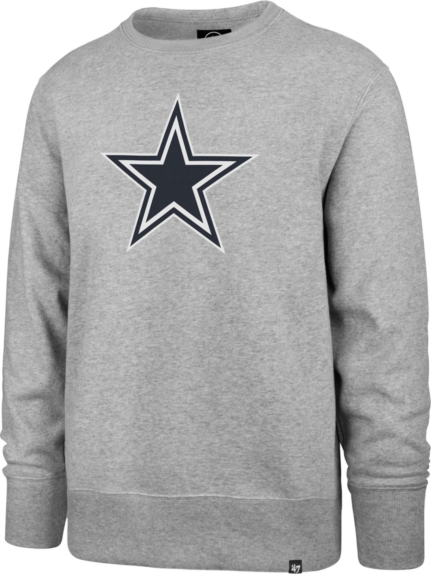 '47 Men's Dallas Cowboys Varsity Logo Grey Crew Sweatshirt product image