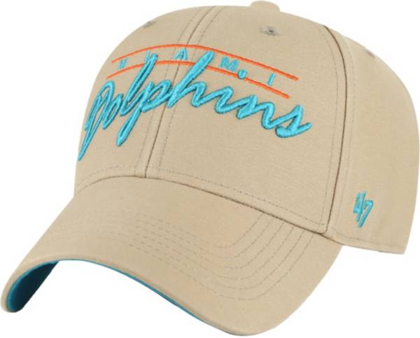 Men's Miami Dolphins Distinct 39Thirty Grey Stretch Fit Hat