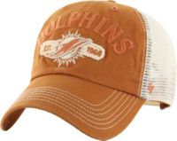 '47 Men's Miami Dolphins Riverbank Orange Clean Up Adjustable Hat