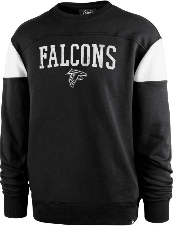 '47 Men's Atlanta Falcons Groundbreak Black Crew Sweatshirt product image