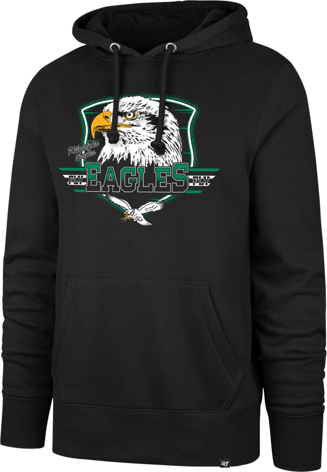 '47 Men's Philadelphia Eagles Eagle Head Pullover Hoodie