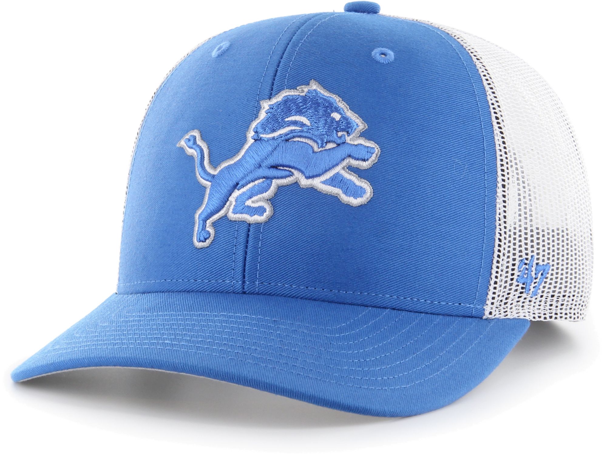 Detroit Lions blue logo cap