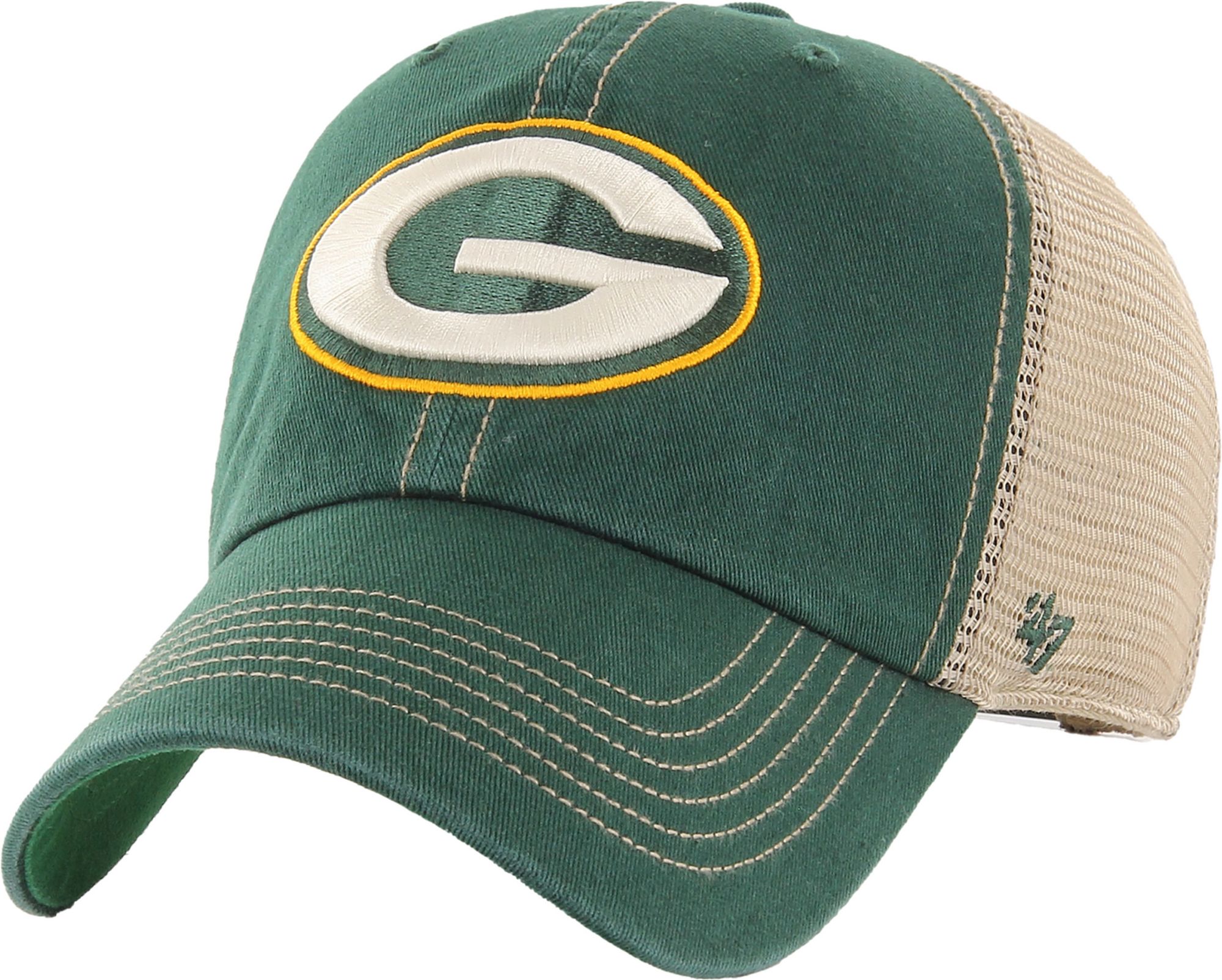 '47 Men's Green Bay Packers Clean Up Trawler Green Adjustable Hat product image