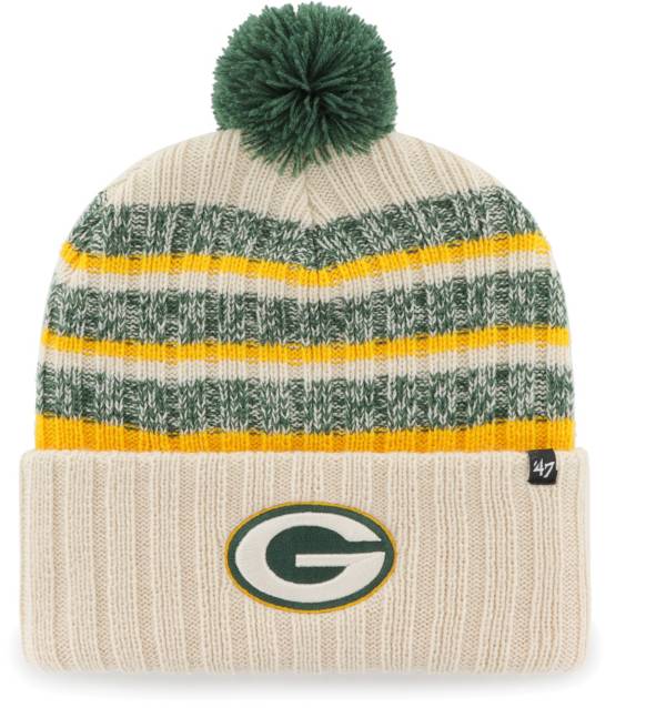 Green Bay Packers New Era Core Classic Cuffed Knit Hat - Gray