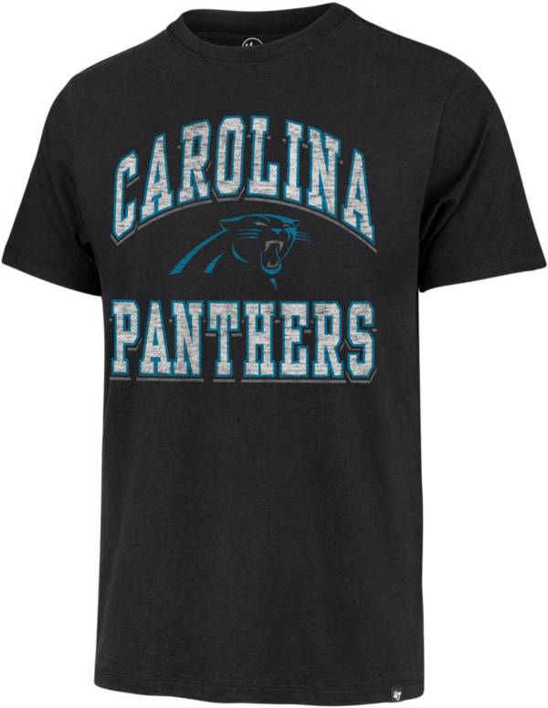 '47 Men's Carolina Panthers Play Action Black T-Shirt product image