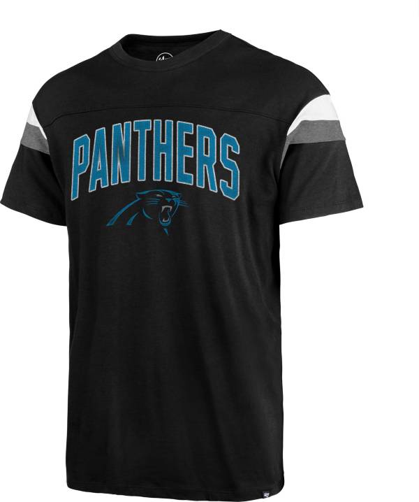 '47 Men's Carolina Panthers Coverall Black T-Shirt product image