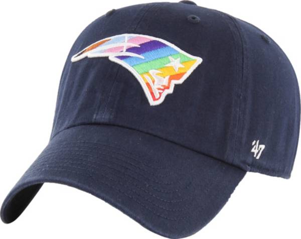 '47 Men's New England Patriots Pride Navy Clean Up Adjustable Hat product image