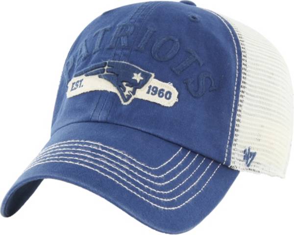 '47 Men's New England Patriots Riverbank Blue Clean Up Adjustable Hat product image