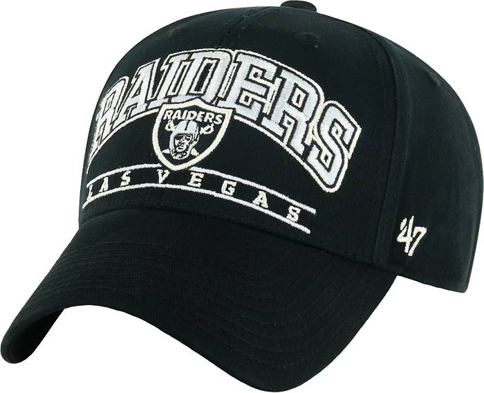 47 Men's Las Vegas Raiders Fletcher MVP Black Adjustable Hat