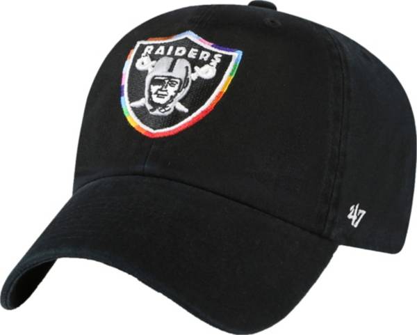 Las Vegas Raiders '47 Sidestep Clean Up Adjustable Cream/Black Hat