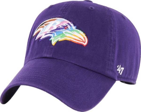 New Era Men's Baltimore Ravens Tear Team Color 9Fifty Adjustable Trucker Hat