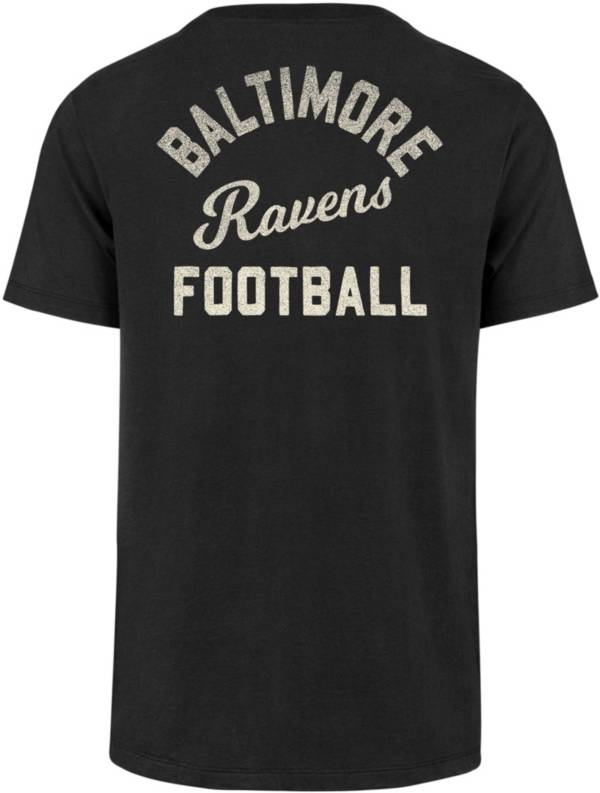 '47 Men's Baltimore Ravens Turnback Front Black T-Shirt product image