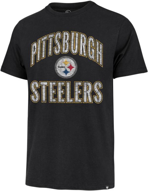 47 Pittsburgh Steelers Gold Logo Club Short Sleeve T Shirt