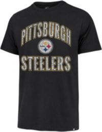 Dick's Sporting Goods '47 Men's Pittsburgh Steelers Stadium Wave White T- Shirt